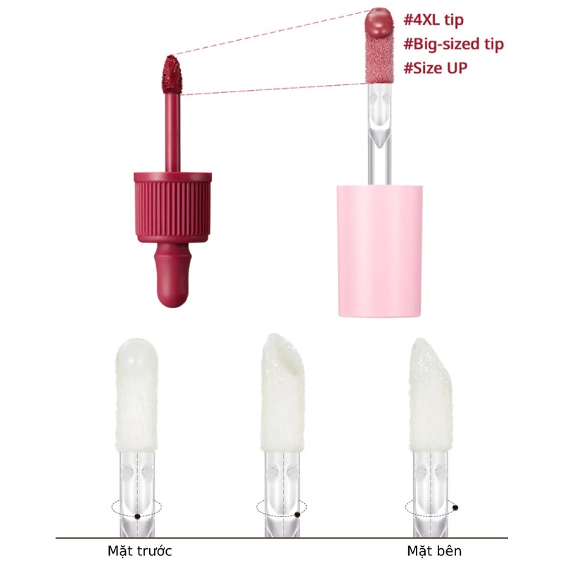 [Săn Sale] Son Tint Bóng Peripera Ink Glasting Lip Gloss 4.5ml