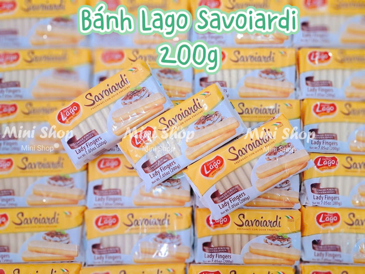 Bánh quy xốp Ý LAGO Savoiardi 200gr