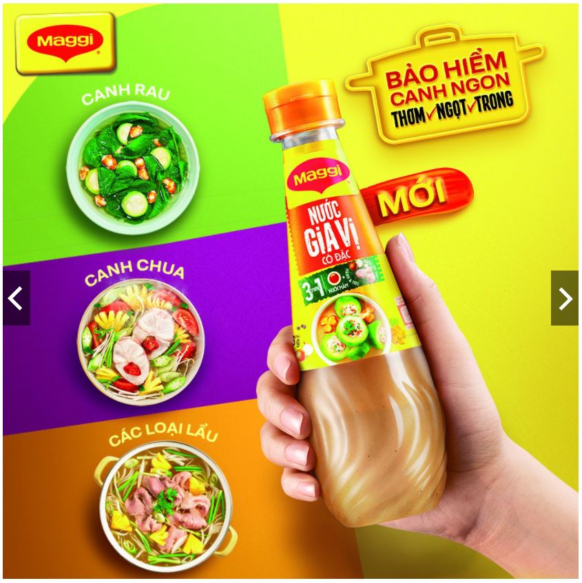 2 chai nước dùng cô đặc Maggi 350 gram mỗi chai