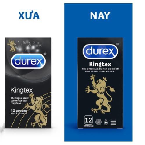 Bao cao su Durex Kingtex 12 bao/ 1 hộp