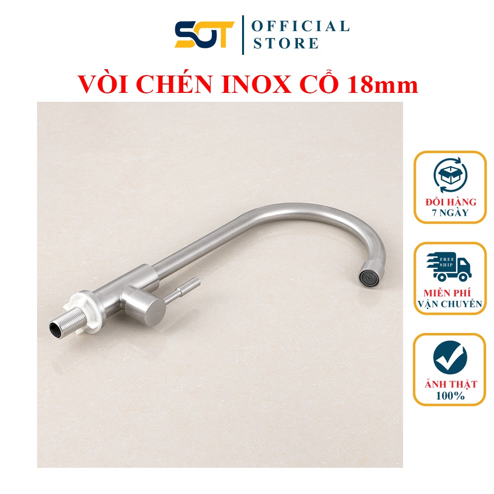 Vòi rửa chén lạnh INOX 304