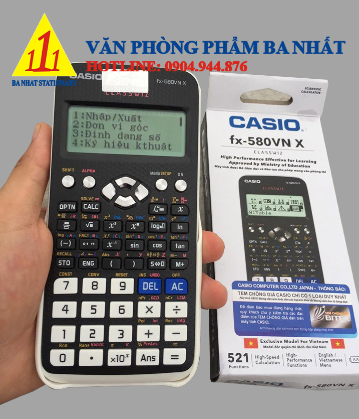 Máy Tính FX-580 VNX (Hàng Rẻ)