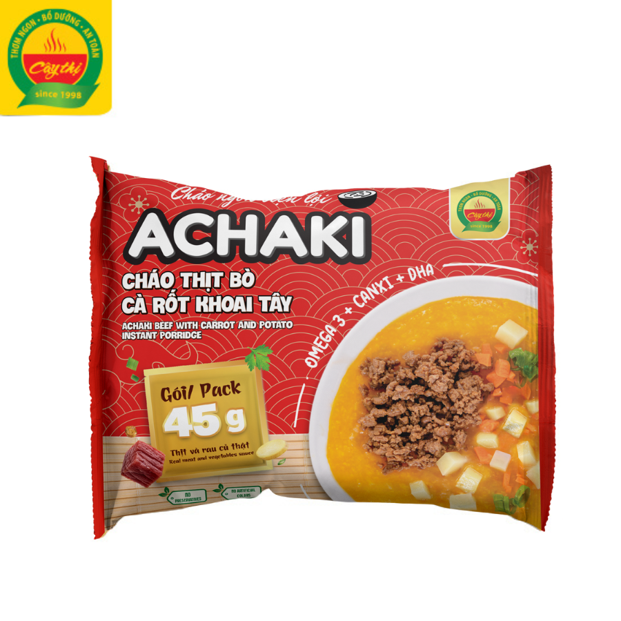 Cháo Achaki Đủ Vị Cây Thị