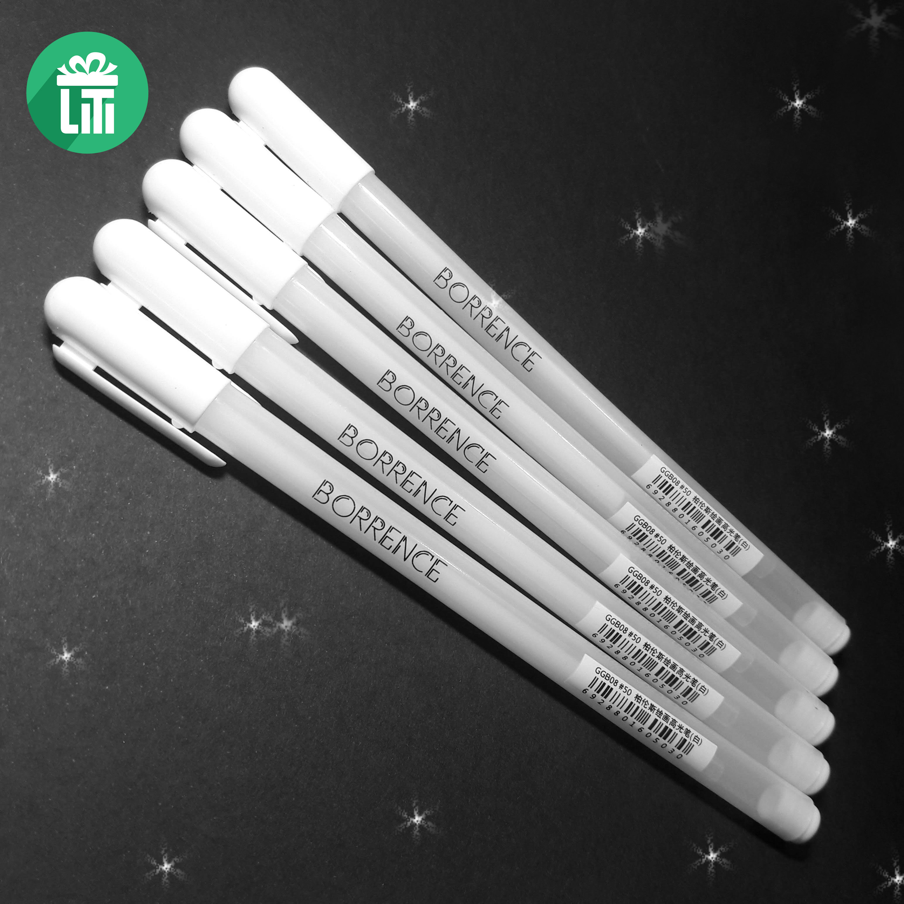 Bút Gel Trắng (Borrence - Size 0.8mm)