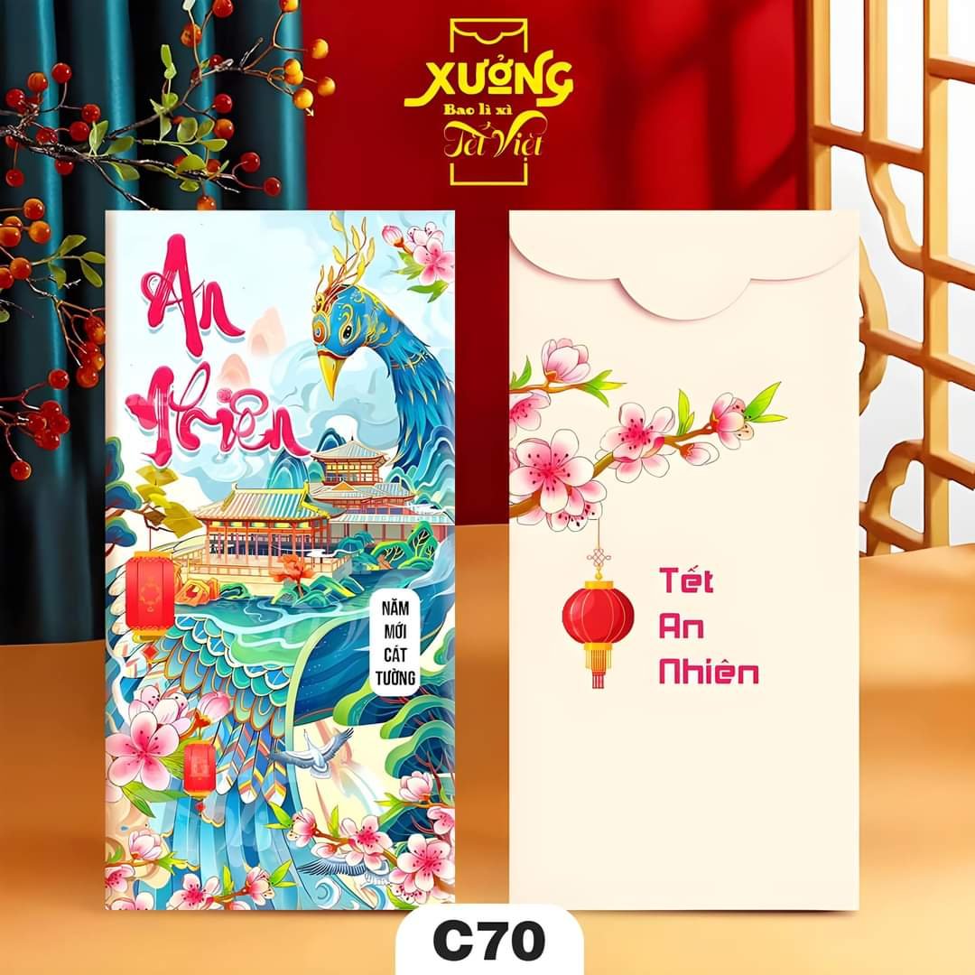 Combo 300 bao lì xì đẹp C150 tết 2024