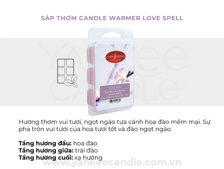 Sáp thơm Candle Warmer - Love Spell