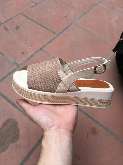 [ Bang Bang SHOE ] Dép Sandal 1 Bản Quai Cói WS59