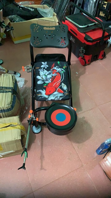 ghế câu đài địa hình full phụ kiện