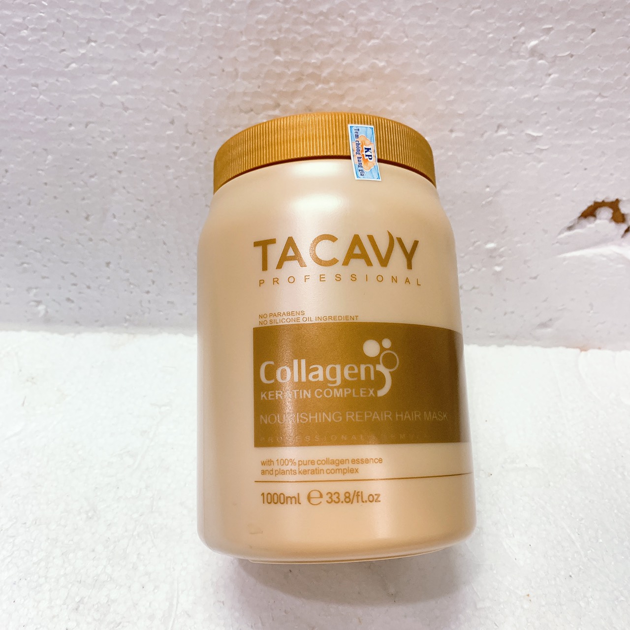 Kem hấp siêu phục hồi collagen tacavy 1000ml
