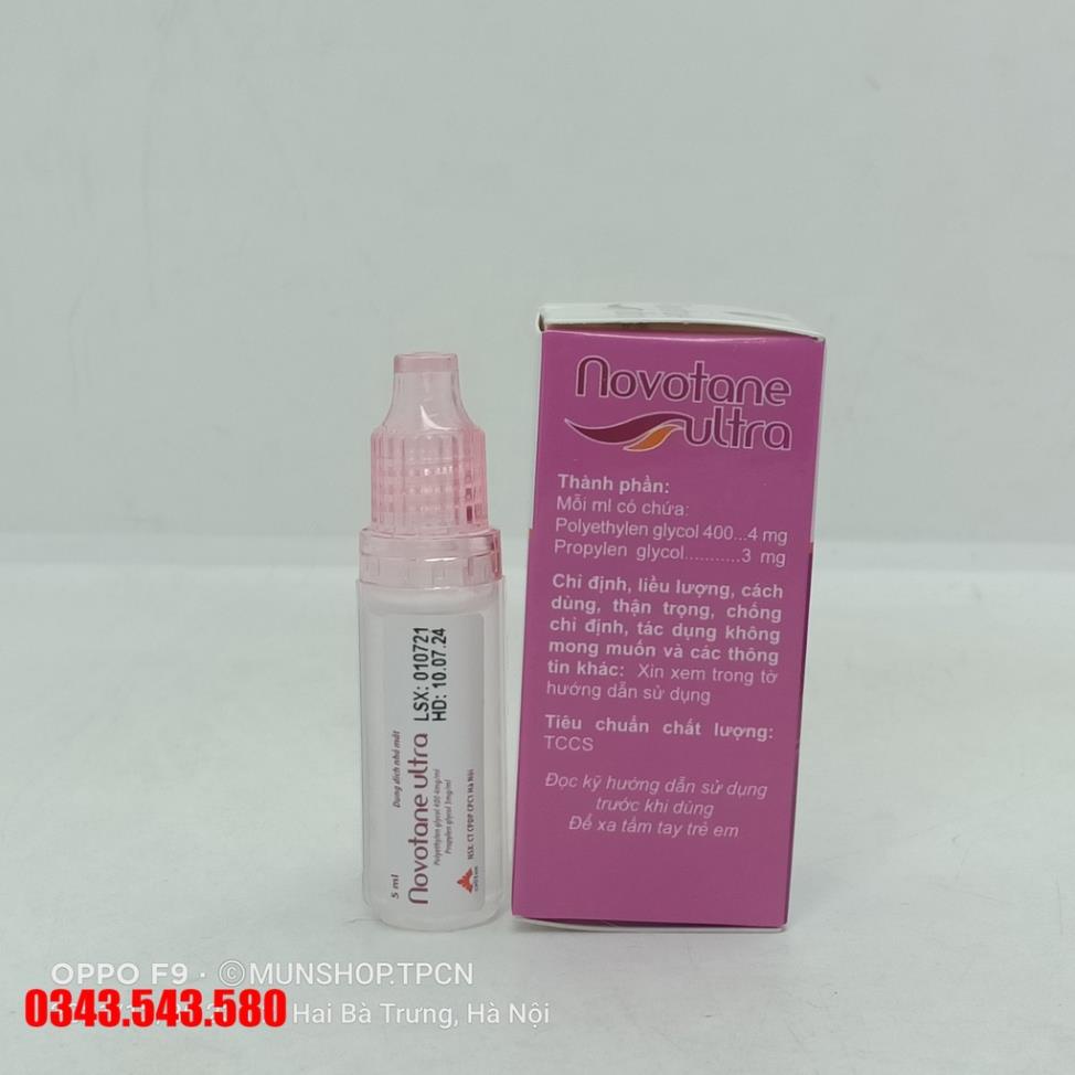 Dung dịch nhỏ mắt Novotane Ultra 5ml
