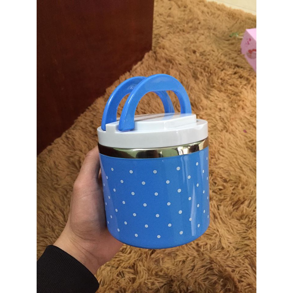 Cặp lông cơm 1 tầng CHẤM BI