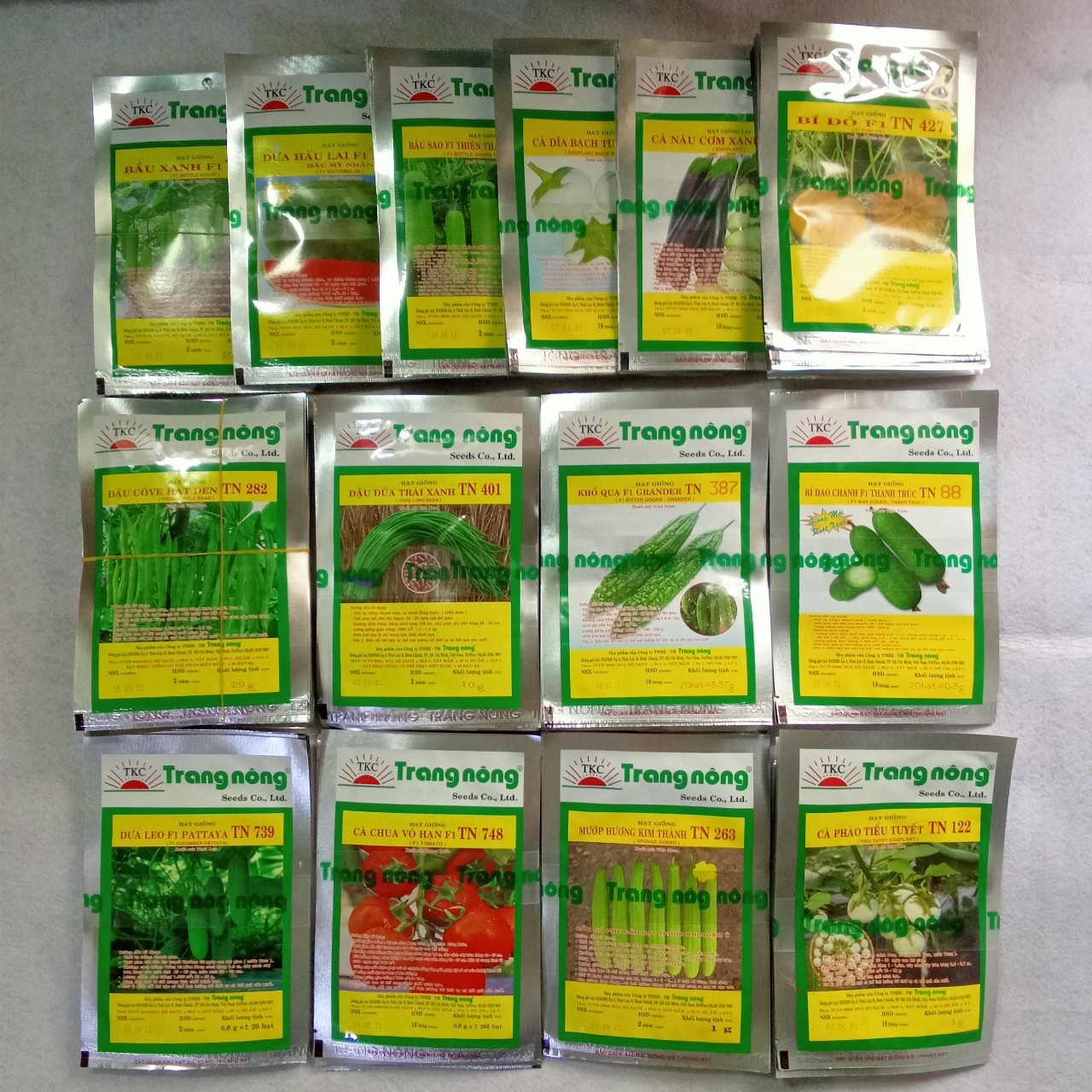 HẠT GIỐNG RAU ĂN QUẢ  HIỆU TRANG NÔNG