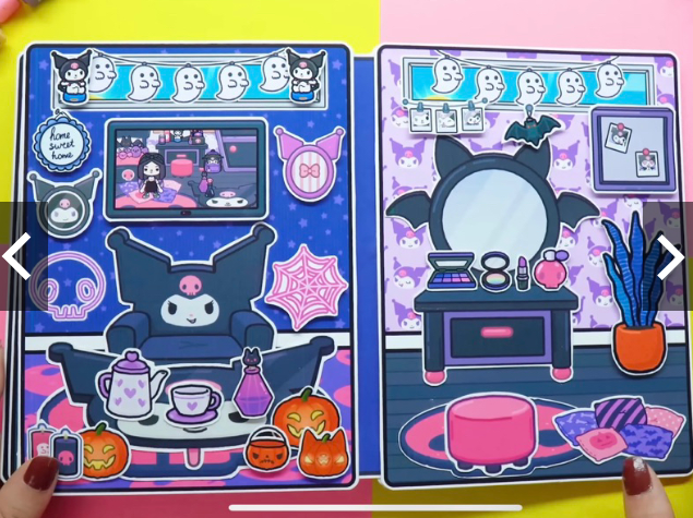 Ngôi nhà búp bê giấy Kuromi House