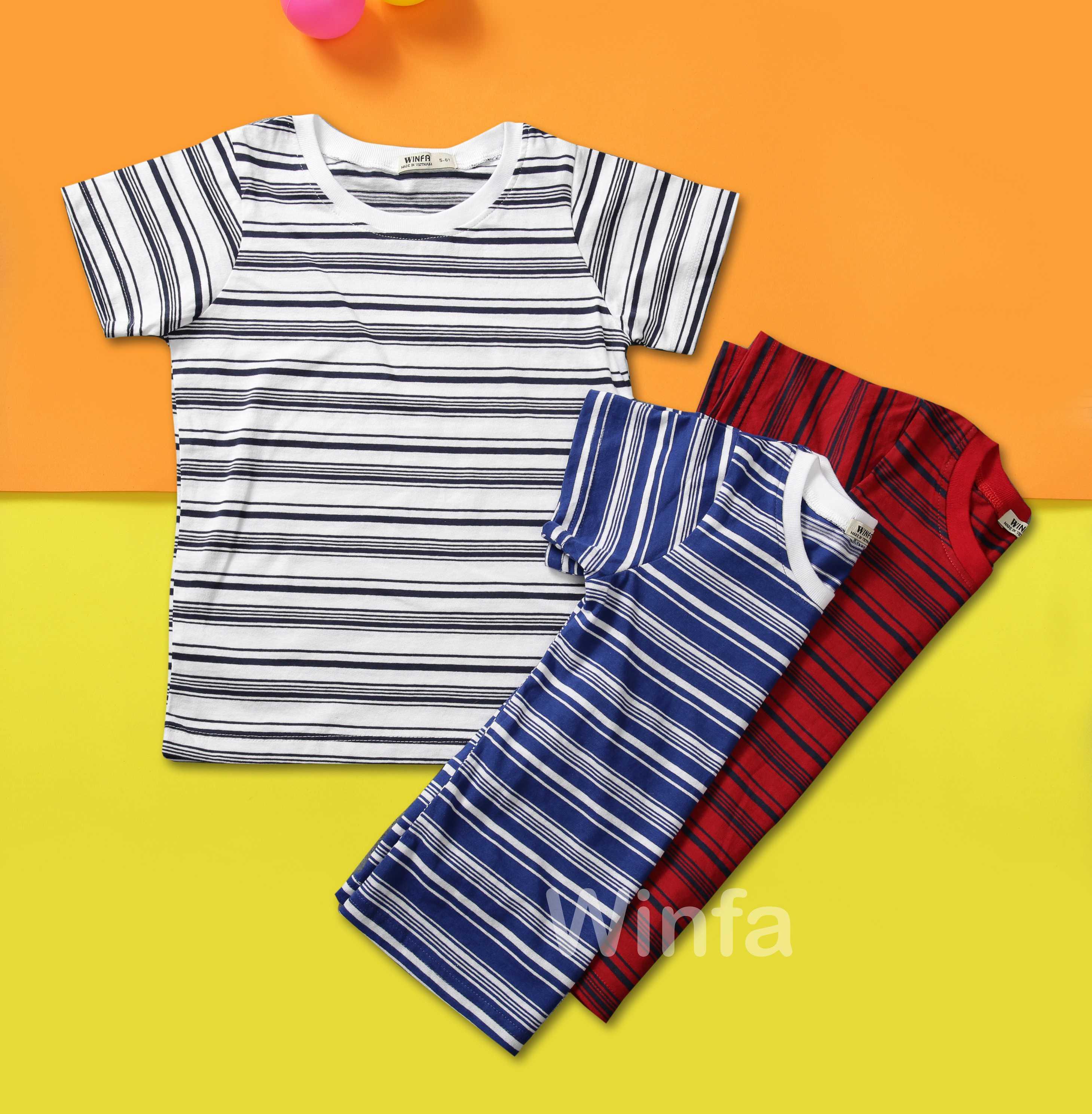 [HCM]COMBO 3 ÁO THUN  WINFA - COTTON THIÊN NHIÊN