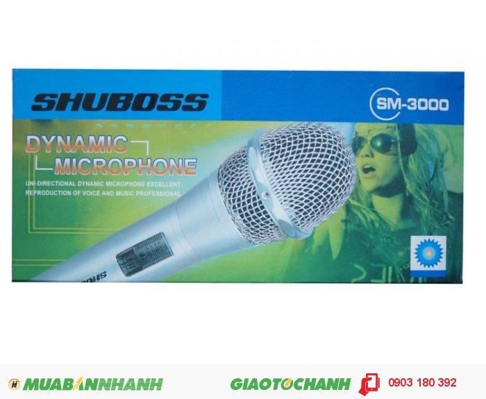 MICRO CÓ DÂY SHUBOSS SM 3000 – MICRO HÁT KARAOKE - MIẾN PHÍ VẬN CHUYỂN