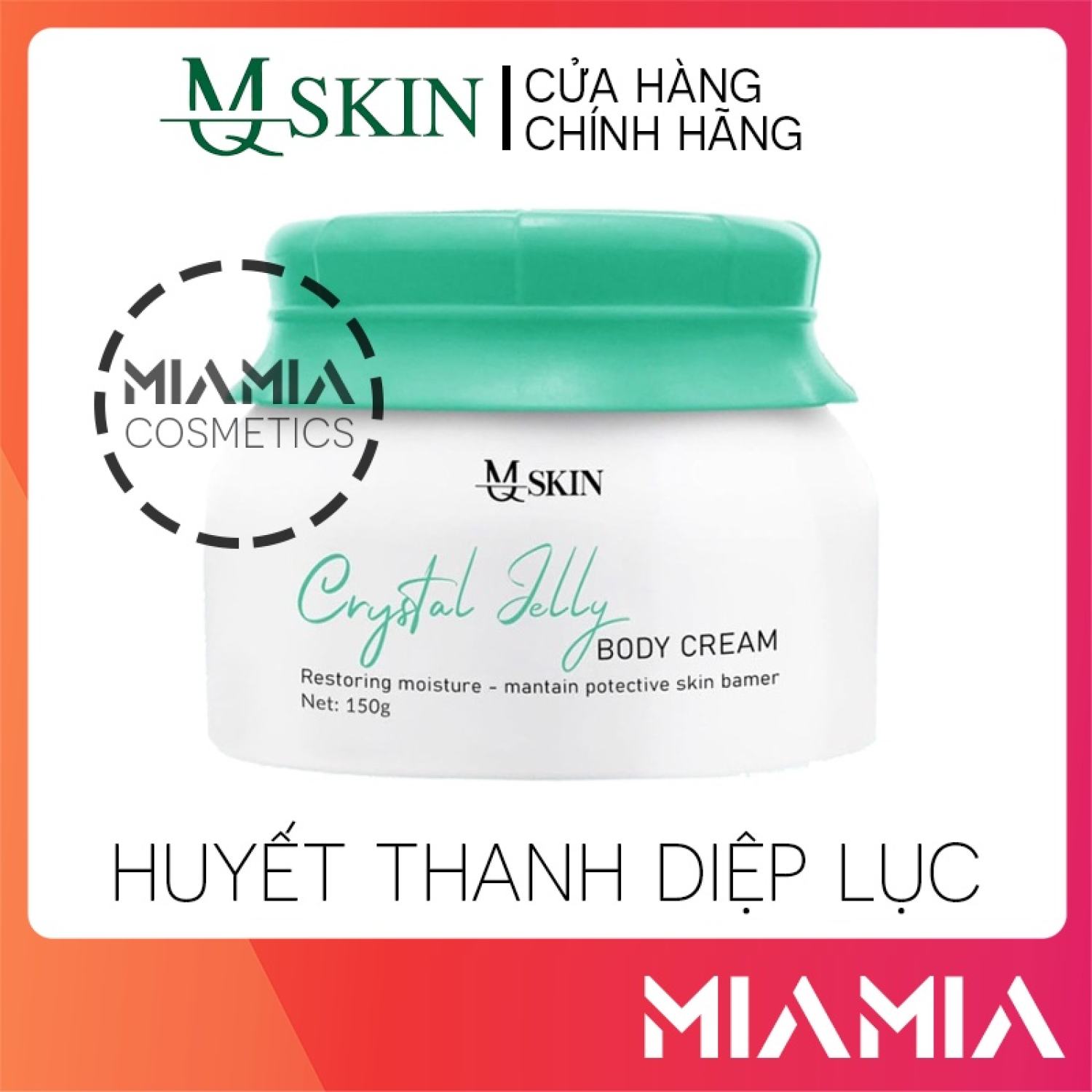 Kem body huyết thanh diệp lục chính hãng mỹ phẩm mq skin - 8936117150609