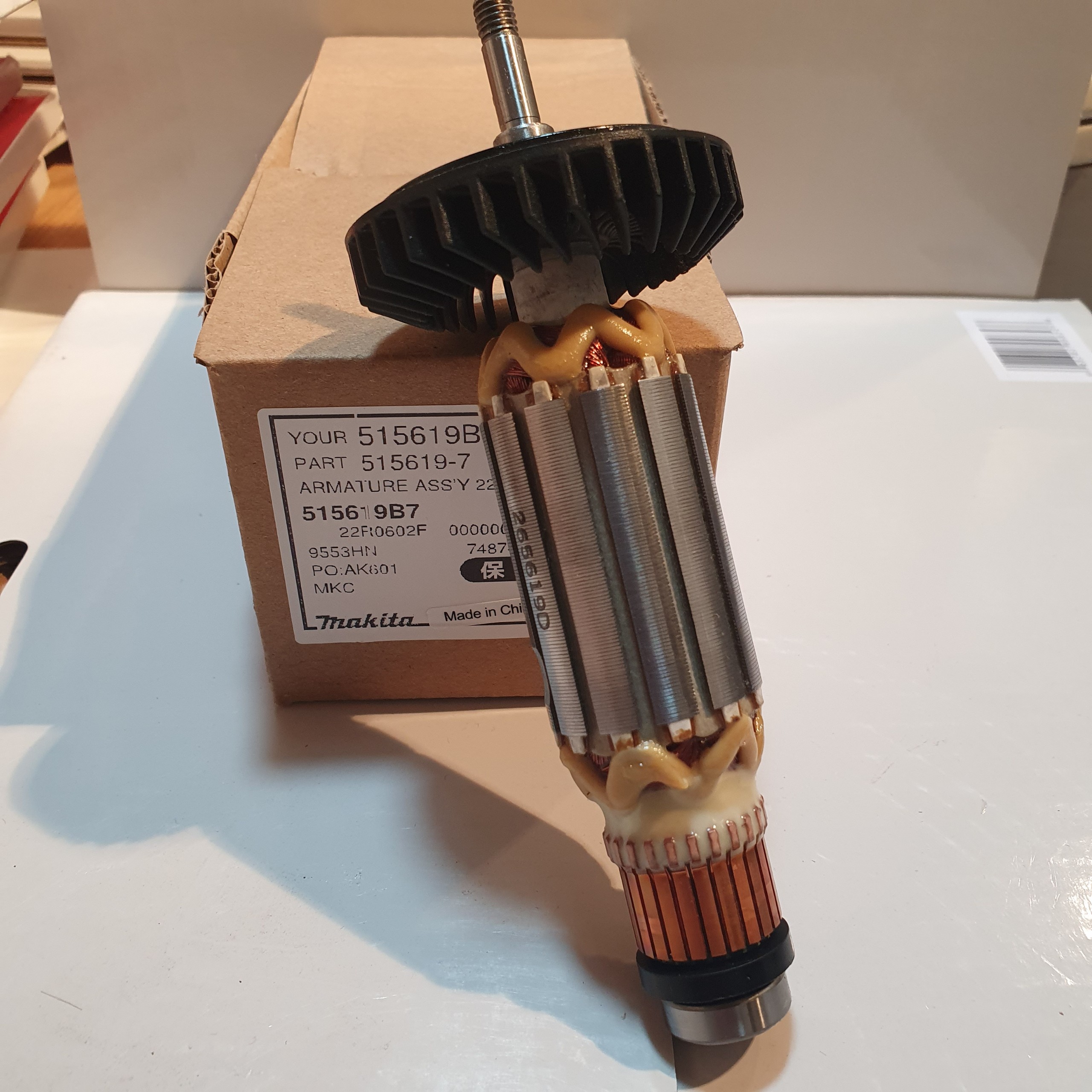 Rotor (ruột) cho máy mài góc 9553b và 9553Nb