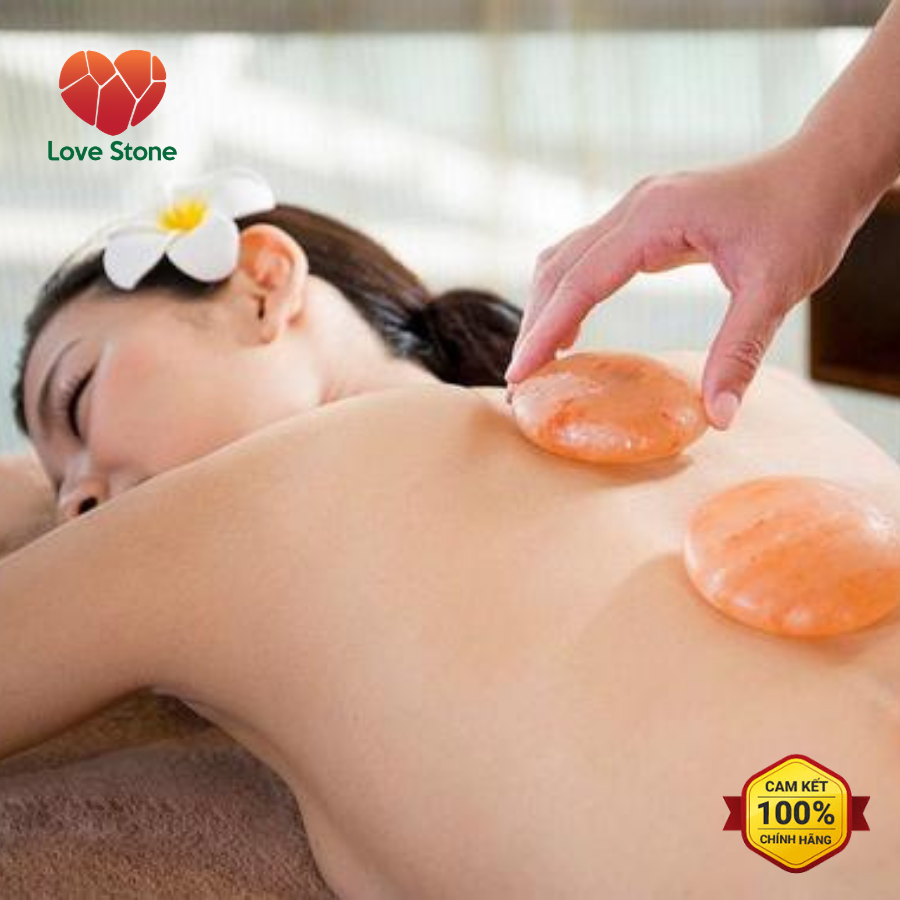 Cặp 2 Viên Đá Muối Massage Himalaya