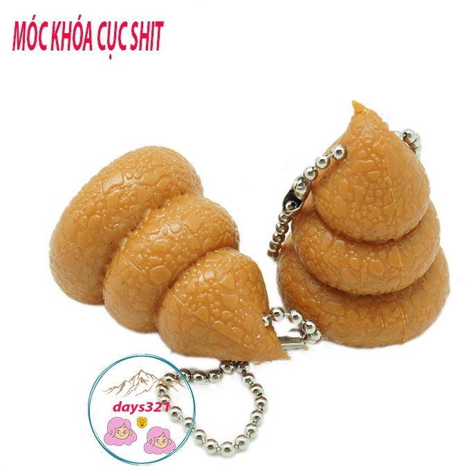 (Siêu giảm giá) móc khóa hình cục phân cục shit bãi cứt