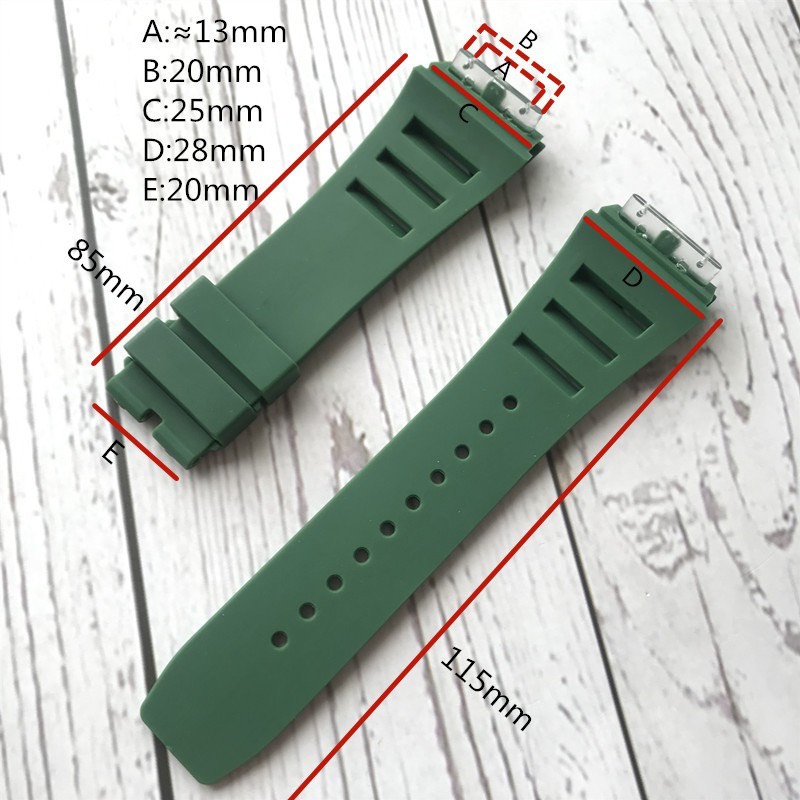 Dây cao su đồng hồ Richard Mille cao cấp