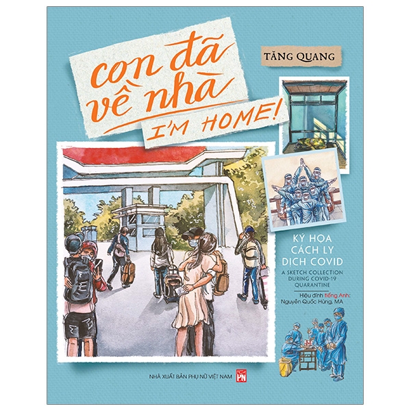 Fahasa - Con Đã Về Nhà - I'm Home - Ký Họa Cách Ly Dịch Covid