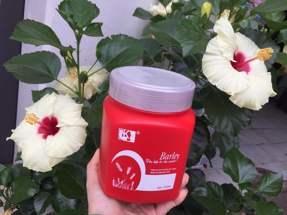 Dầu hấp Barley đỏ LK chiết xuất lúa mạch 1000ml chăm sóc tóc hư nát