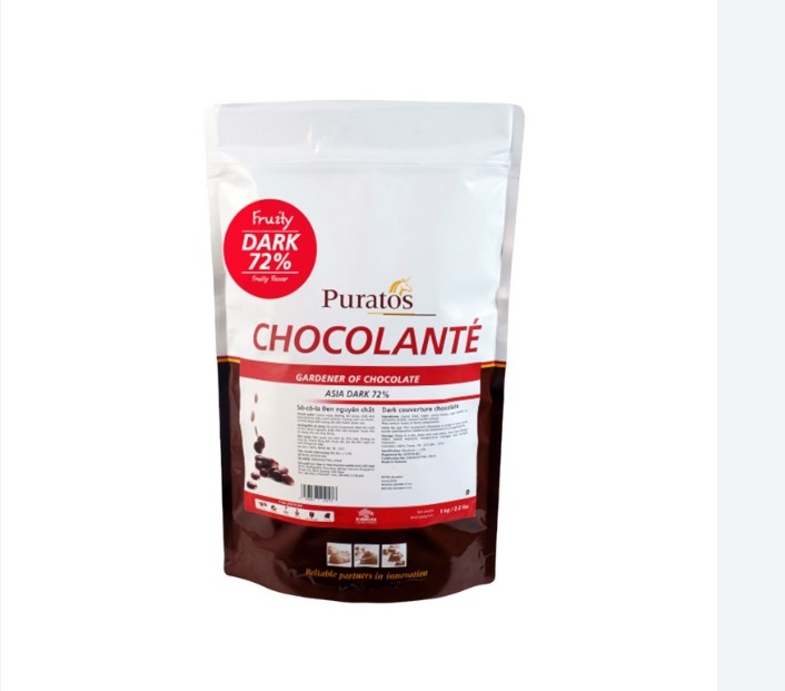 Socola Puratos hạt nút đen 200g