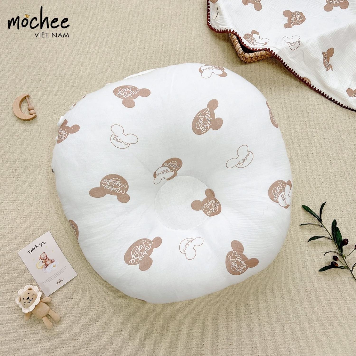 Vỏ gối chống trào ngược cho bé Mochee