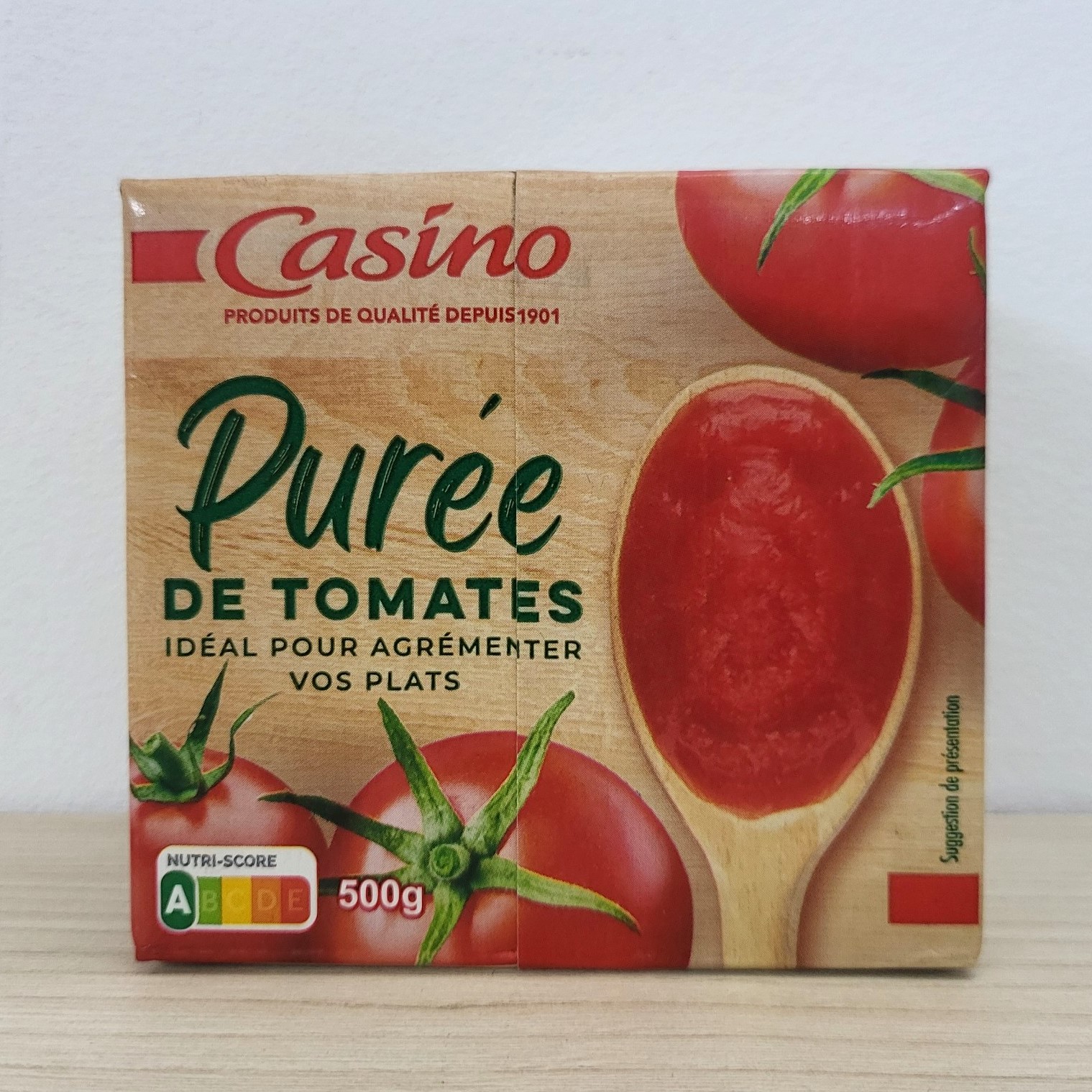 CSN hộp giấy 500g CÀ CHUA NGHIỀN CASINO Crushed Tomatoes