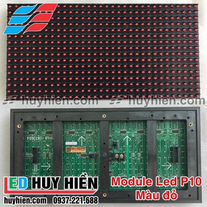 Module led P10 màu đỏ ngoài trời tốt hãng LLR ( ĐỦ phụ kiện)