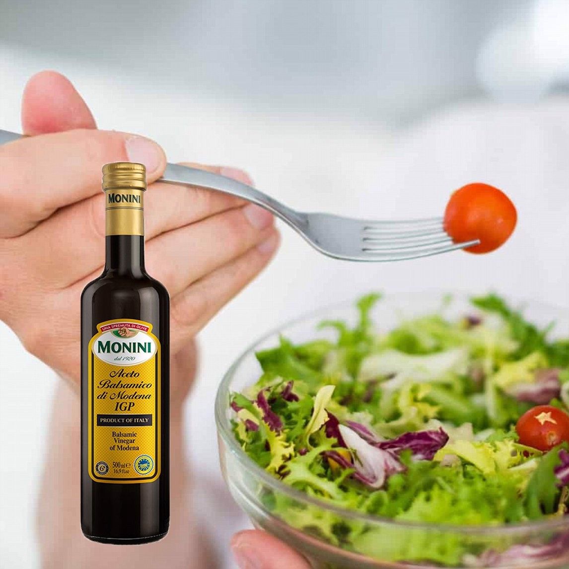 Giấm Balsamic Monini 500ml - Nhập Khẩu Ý | Monini Balsamic Vinegar of Modena 500ml