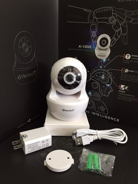 Camera IP Vantech V2010AL 2.0Mb Cloud PT Camera (Xoay 4 chiều theo chuyển động)