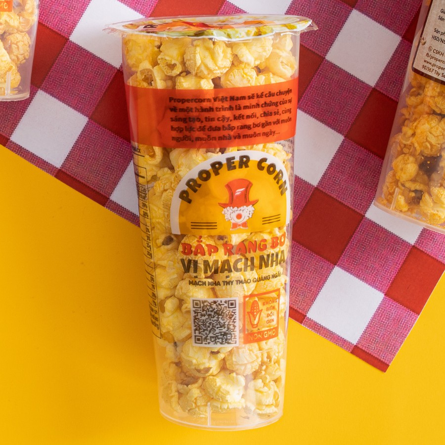 Bắp rang bơ Proper Snack các vị - hộp tiện dụng