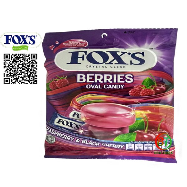 Kẹo Fox's trái cây gói 125g
