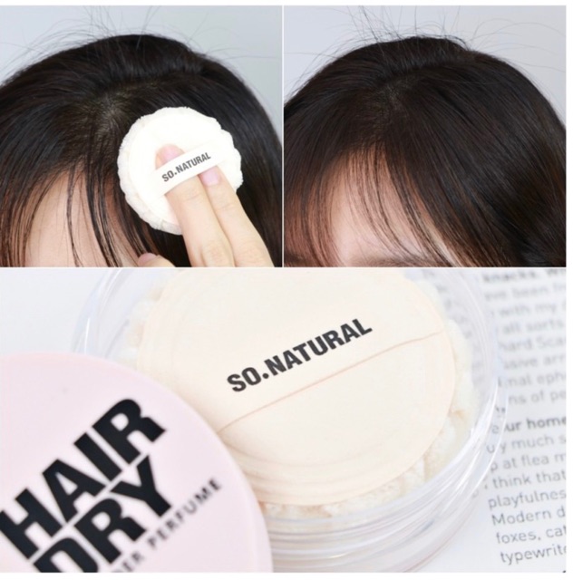 Phấn tóc nước hoa Hair Dry So Natural