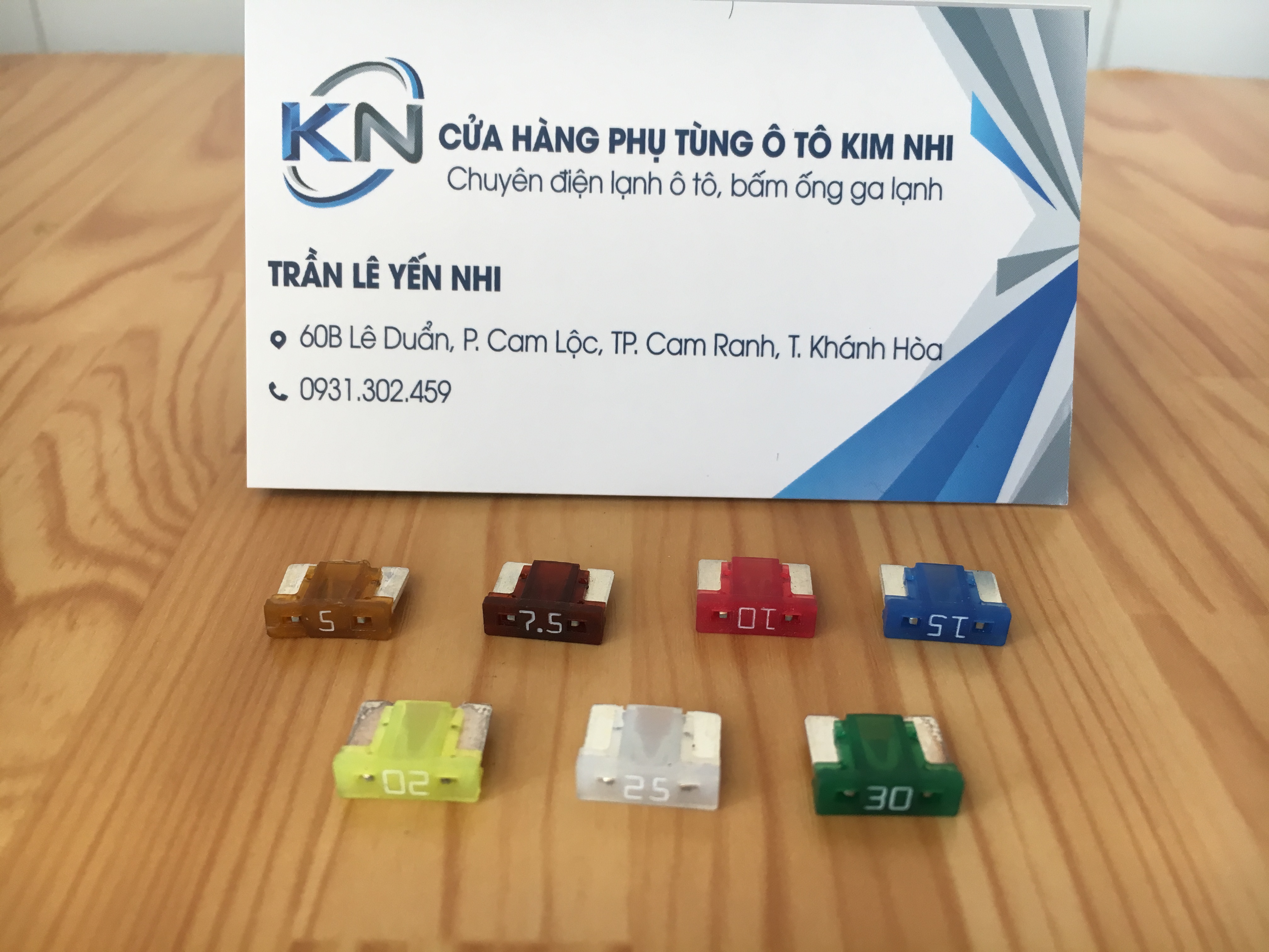 10 Cái Cầu chì ô tô mini (Hàng bãi) (5A, 7.5A, 10A, 15A, 20A, 25A, 30A)