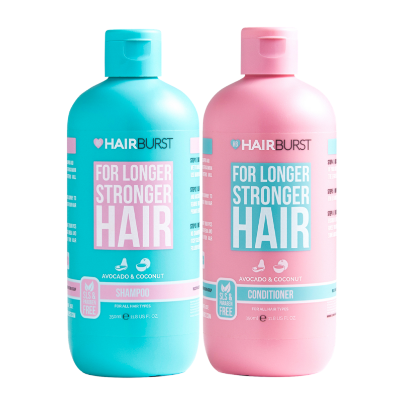 combo dầu gội  xả hairburst kích thích tóc mọc dài hơn chắc khỏe hơn 350ml/chai nhập khẩu