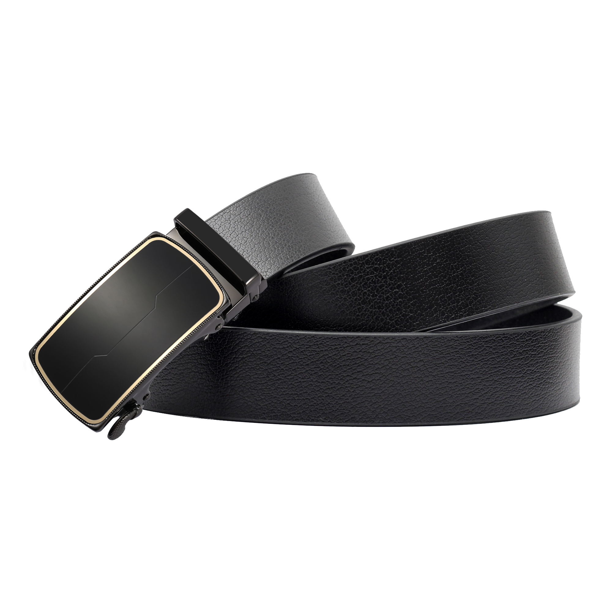 Thắt lưng nam da bò AT Leather M4-18 - Đen