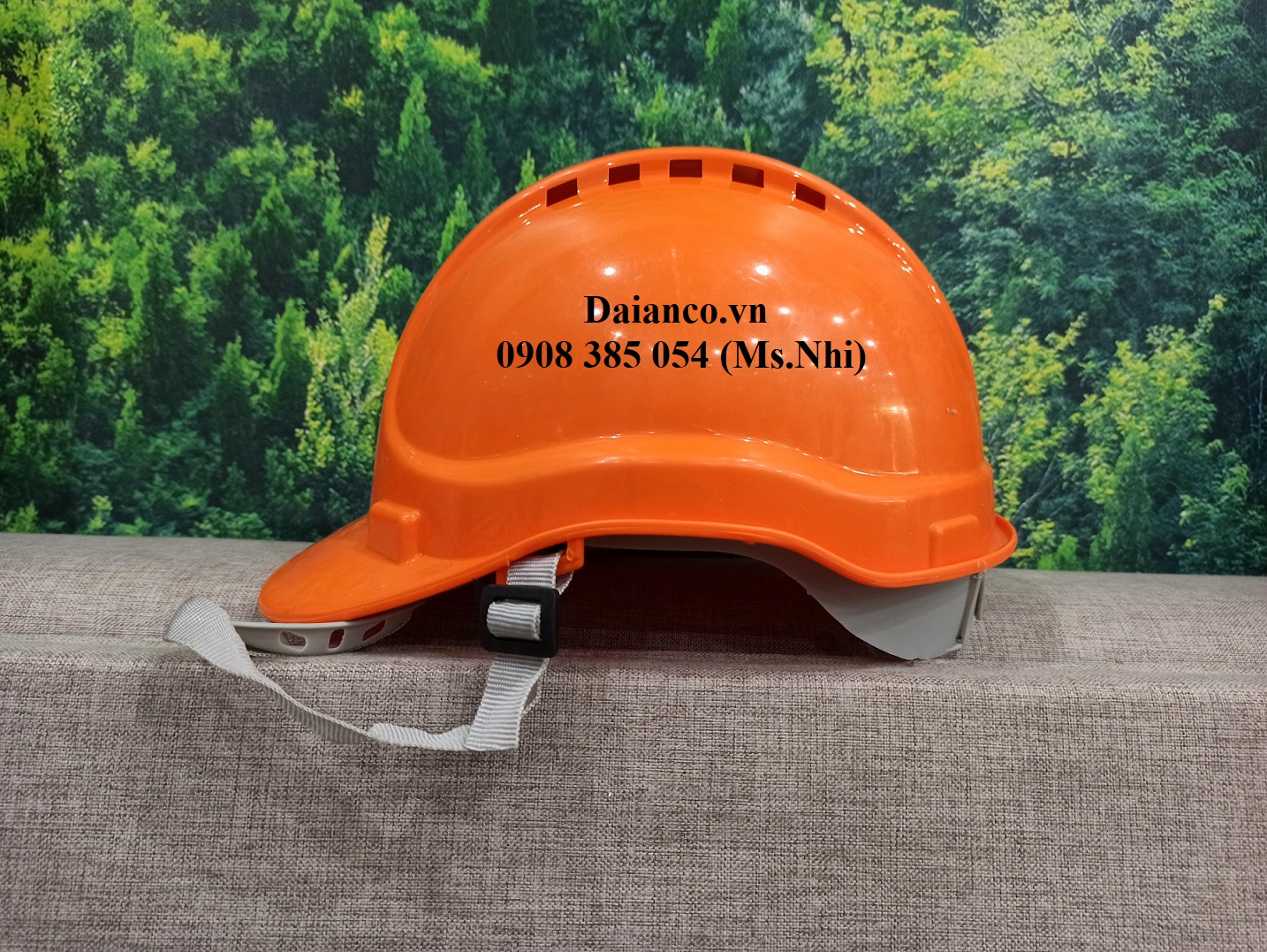 Nón bảo hộ lao động Bảo Bình thông thoáng hơi, đuôi cài Mã N.012- 2 Màu- Hình thật