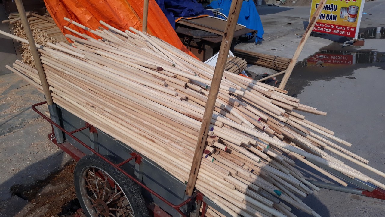 ( ĐẸP ) Thanh Gỗ Tròn Gỗ Tần Bì Dài 1m ( Size 13-14-15-16-17-18mm)