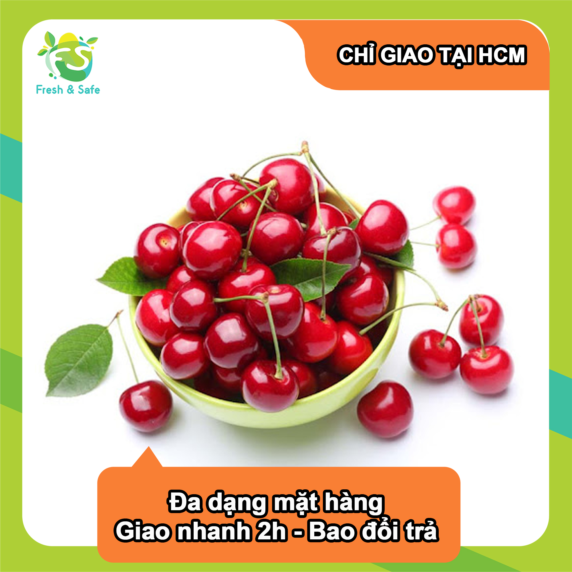 [Chỉ Giao HCM] Cherry Mỹ Size 9.5 - 250g