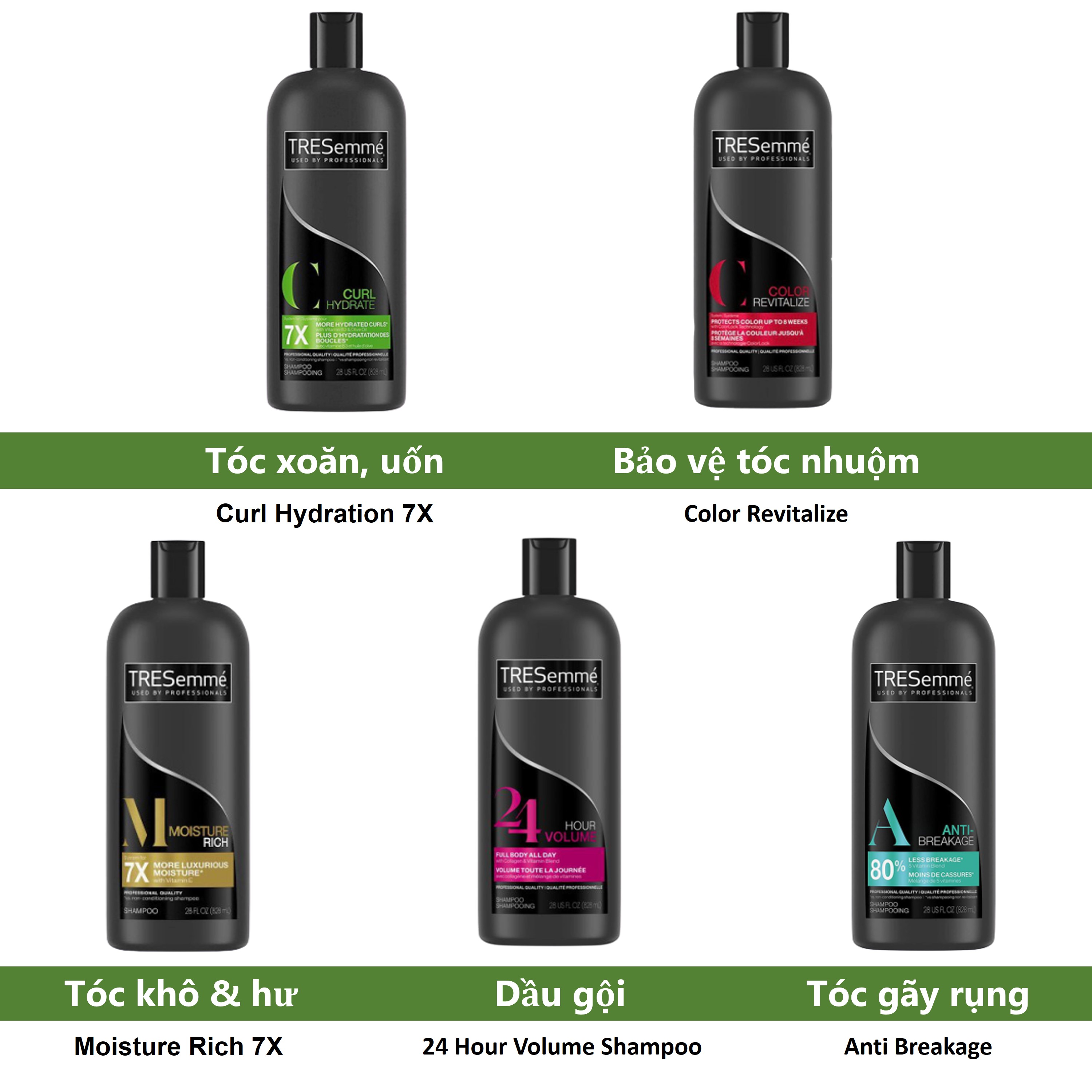 Dầu gội TRESemmé 24 Hour Volume Shampoo 828ml