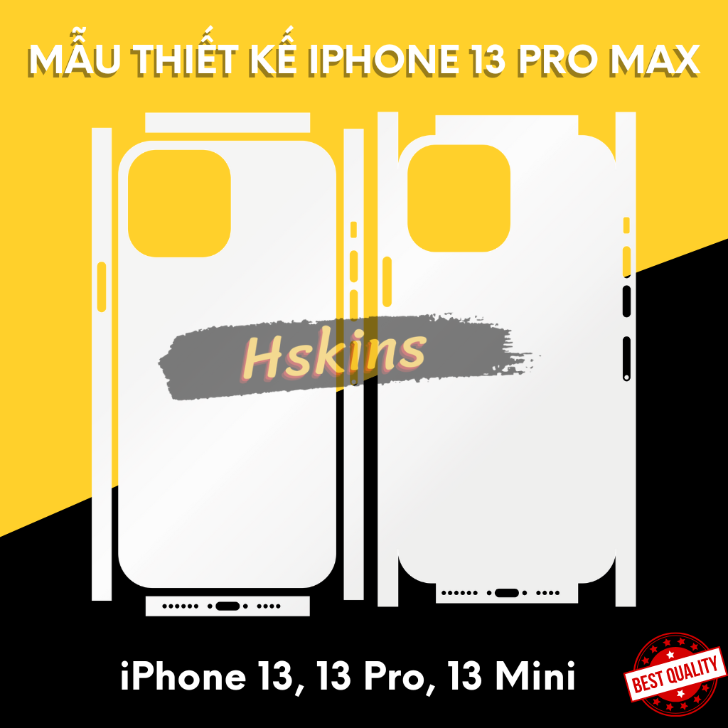 Miếng dán PPF thủy lực iPhone 14 Pro Max / 13 Pro Max, 12 Pro Max, 11 Pro Max, Xs Max, 8 Plus, 5Se,... lưng full viền