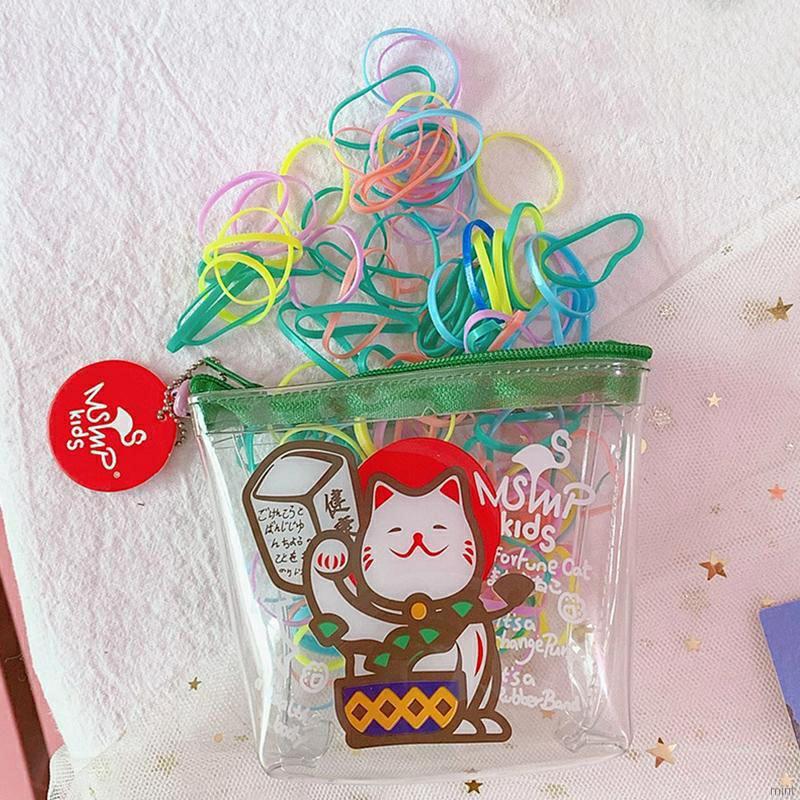 TÚI THUN CỘT TÓC LUCKY CAT - 200pcs