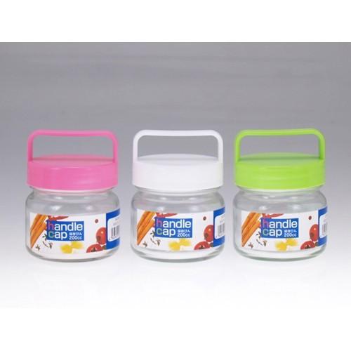 Lọ thủy tinh có quai xách 200ml Hàng Nhật
