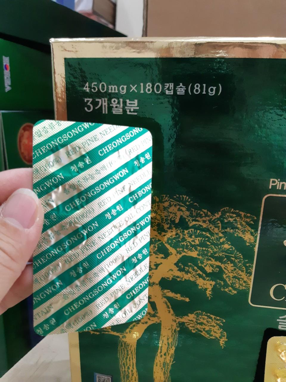 Tinh dầu thông đỏ hàn quốc