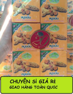 Combo 12 bánh Xà phòng nghệ Jam hỗ trợ điều trị mụn, mụn lưng, mụn face, Xà phòng hỗ trợ điều trị thâm, viêm chân lông, xà phòng trắng da, xà phòng trị mụn Thái Lan