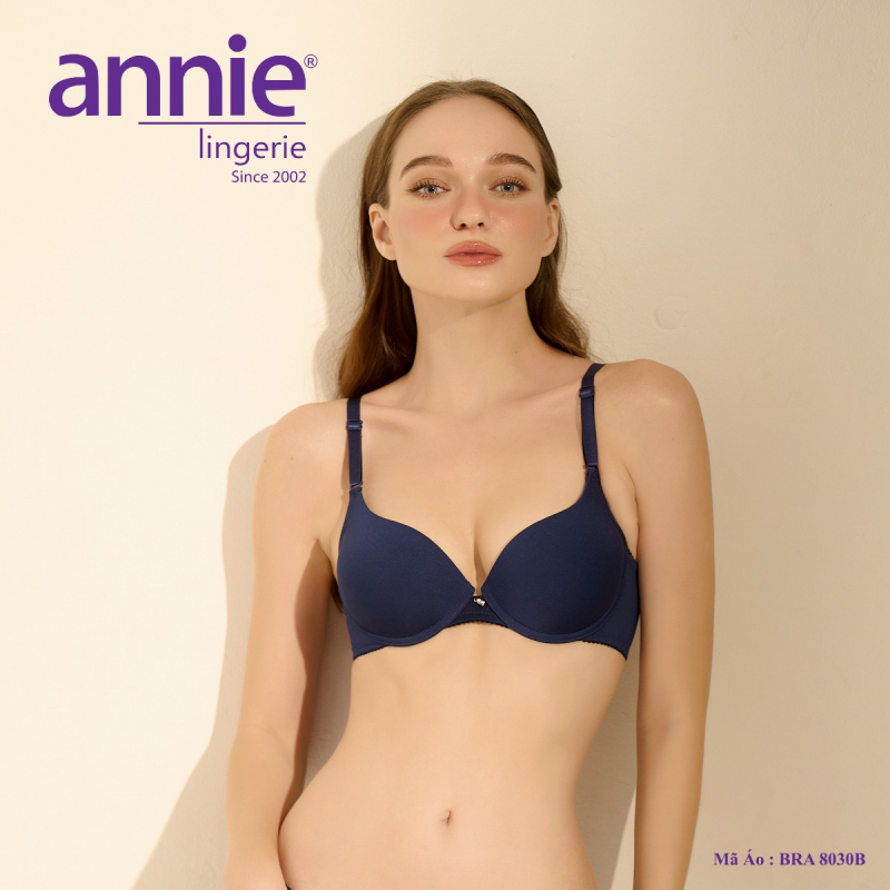 Áo Ngực Cao Cấp Cup B Trơn Tạo Dáng Ngực Annie Bra 8030B Nâng Ôm Bầu Ngực