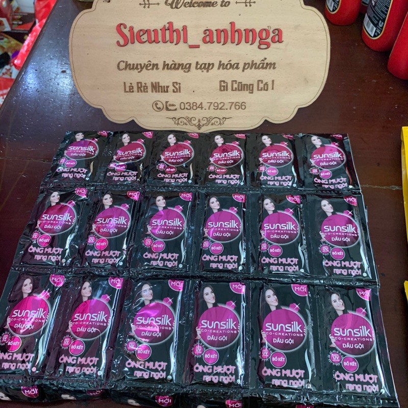 Dây 10 Gói Dầu Gội-Xả Sunsilk 6g