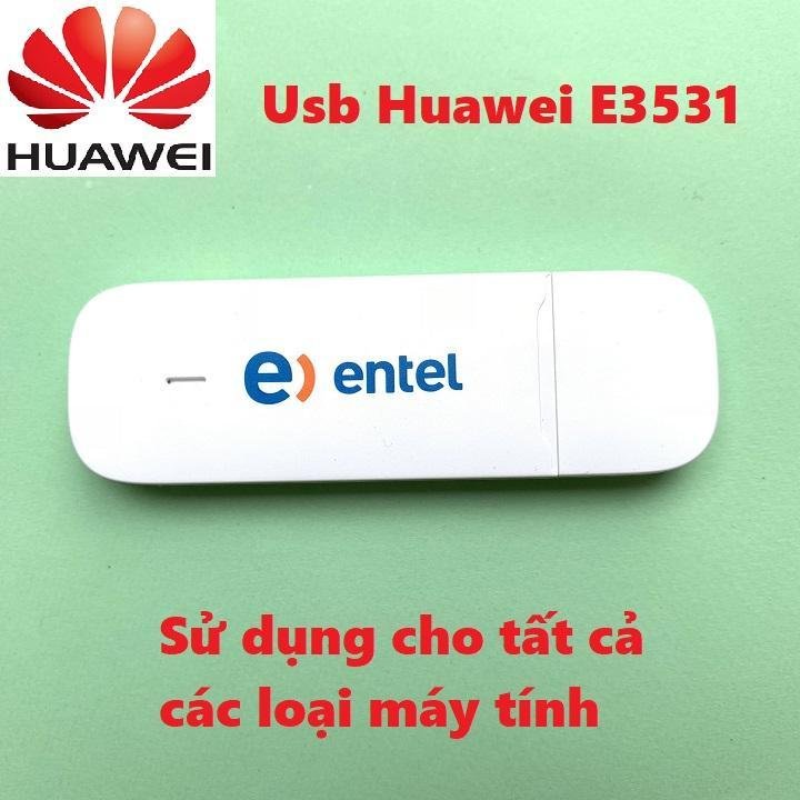 USB 3G DCOM HUAWEI E3531 Đa Mạng TỐC ĐỘ 21,6Mb - Dcom Huawei Hỗ Trợ Đổi Ip Mạng , đổi Mac Công Nghệ Cao